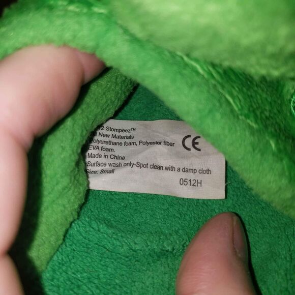 Stompeez Dragon Slippers House Shoes Kid's Small 9 to 11 Boys Girls - Picture 9 of 9